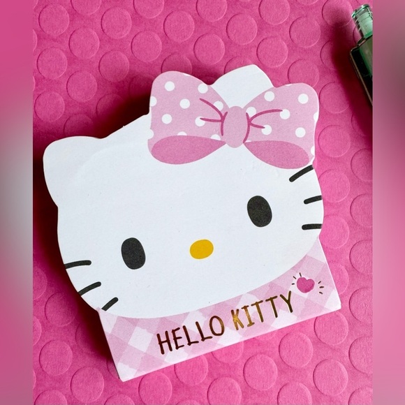 New Sanrio Pochacco & Hello Kitty Zip Pouch, Pen, Note Pads Stationery Set of 4 - Picture 7 of 9